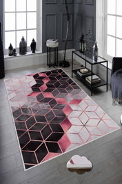 Conceptum Alfombra Multicolor con Impresión Digital 3D de 160 x 230 cm